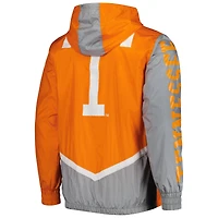 Mitchell & Ness Tennessee Orange Volunteers Undeniable - Veste coupe-vent entièrement zippée pour hommes