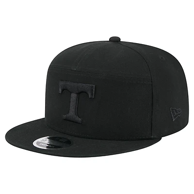 Casquette snapback 9FIFTY noire à panneaux fendus en toile pour homme New Era Tennessee Volunteers Adventure