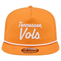Men's New Era Tennessee Orange Tennessee Volunteers Adventure Team Text Golfer Snapback Hat
