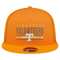 Men's New Era Tennessee Orange Tennessee Volunteers Split Panel 9FIFTY Snapback Trucker Hat