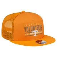 Men's New Era Tennessee Orange Tennessee Volunteers Split Panel 9FIFTY Snapback Trucker Hat