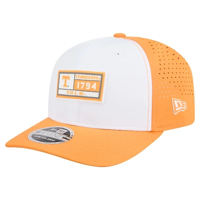 Casquette ajustable 9SEVENTY perforée et ajustable pour homme, blanche/orange Tennessee Volunteers, New Era