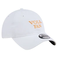 Casquette ajustable 9TWENTY blanche pour homme des Tennessee Volunteers de New Era