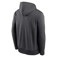 Men's Nike Anthracite Tennessee Volunteers Icon Football Performance Pullover Hoodie