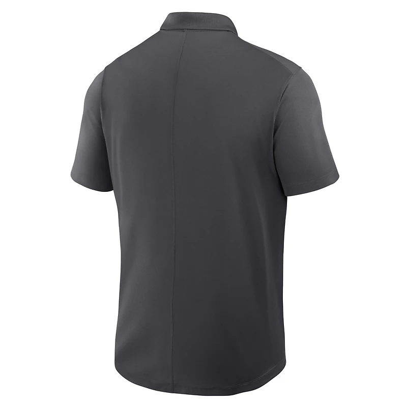 Men's Nike Anthracite Tennessee Volunteers Smokey Victory Polo