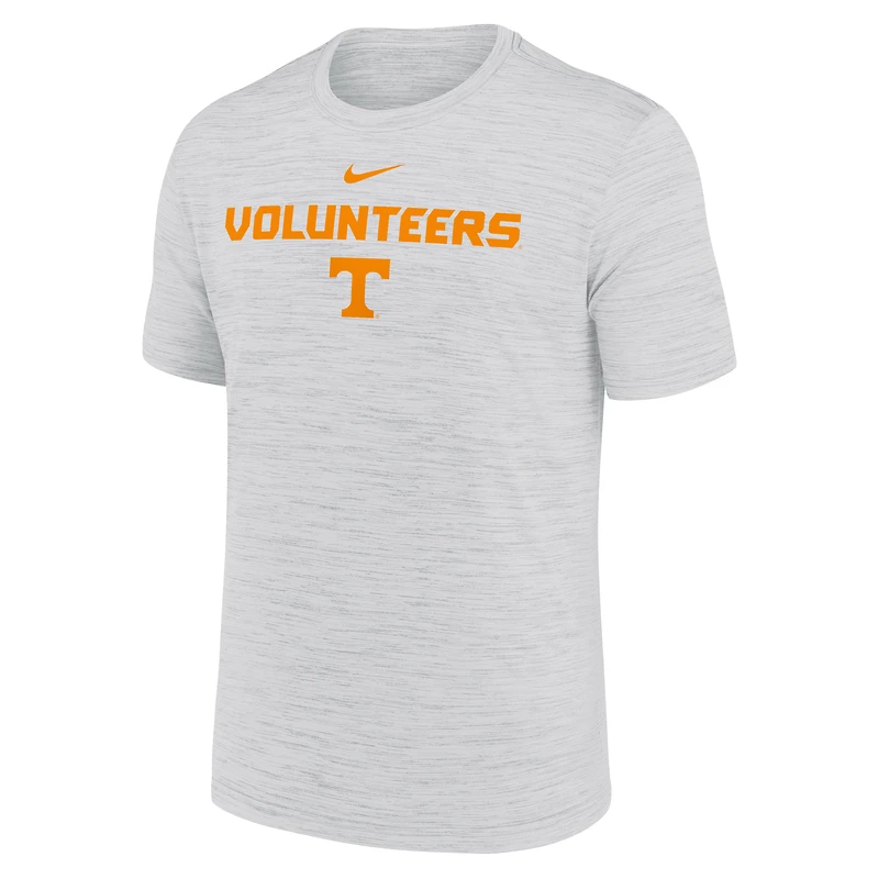 T-shirt Nike Ash Tennessee Volunteers 2025 Sideline Velocity Dri-FIT pour homme