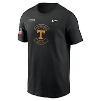 Men's Nike Black Tennessee Volunteers 2025 Military Appreciation Dri-FIT T-Shirt