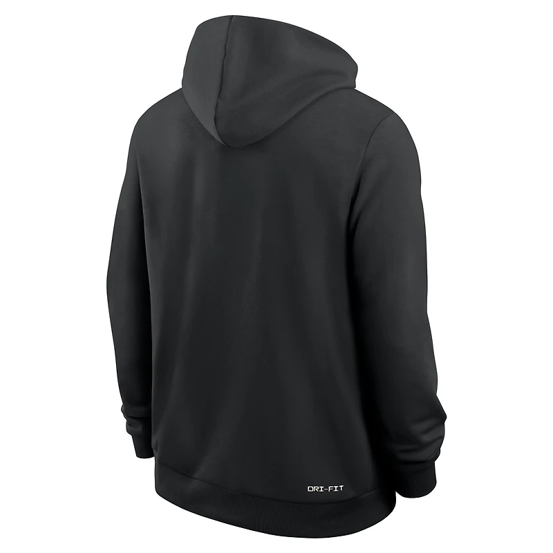 Men's Nike Black Tennessee Volunteers 2025 Sideline Standard Issue Dri-FIT Hoodie