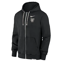 Men's Nike Black Tennessee Volunteers On-Court Performance Full-Zip Hoodie