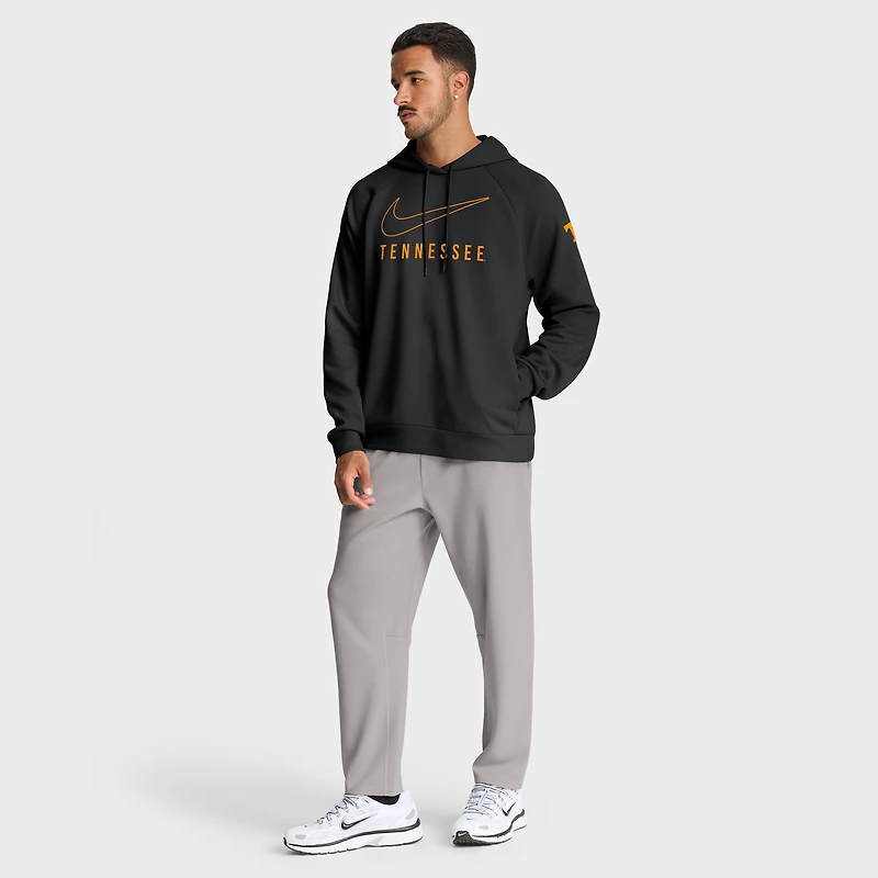 Men's Nike Black Tennessee Volunteers Premium Raglan Dri-FIT Hoodie