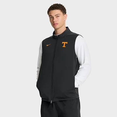 Gilet Nike noir Tennessee Volunteers Primetime Victory Performance à fermeture éclair intégrale pour homme