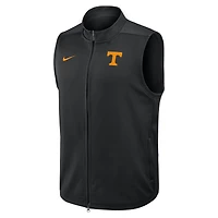 Gilet zippé Nike Tennessee Volunteers Primetime Victory Therma-FIT noir pour homme