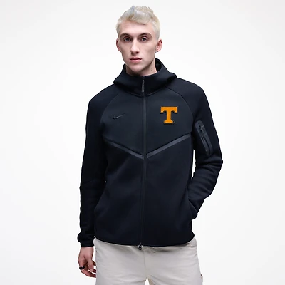Sweat à capuche Nike Tennessee Volunteers Tech Fleece Windrunner noir pour homme