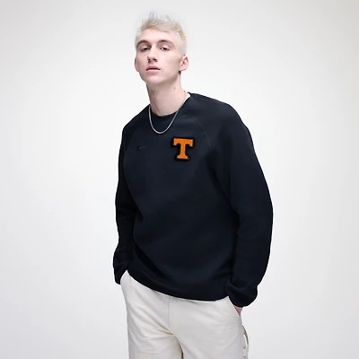 Men's Nike Black Tennessee Volunteers Tech Fleece Raglan Sweatshirt