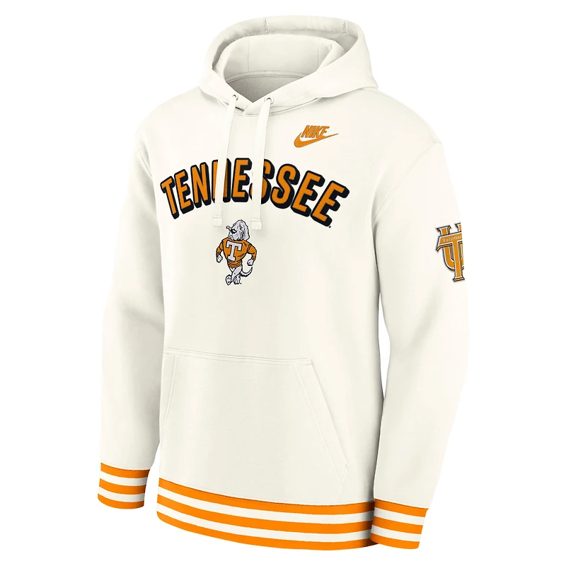 Men's Nike Cream Tennessee Volunteers Legacy Retro Pullover Hoodie