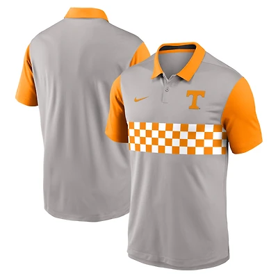Men's Nike Gray/Tennessee Orange Tennessee Volunteers Vapor Dri-FIT Polo