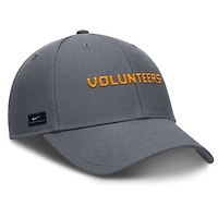 Casquette ajustable Nike grise Tennessee Volunteers 2025 On-Field Rise Performance pour homme
