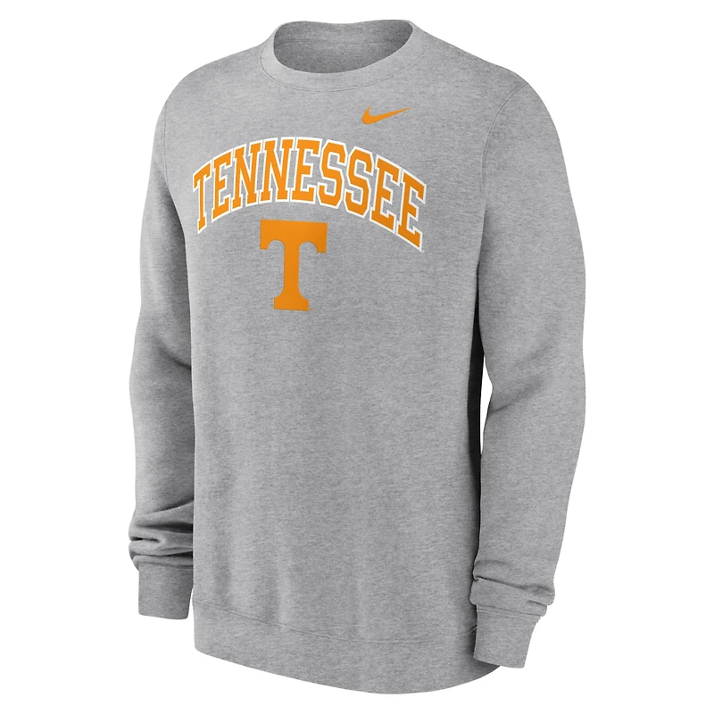 Sweat-shirt Nike gris Tennessee Volunteers Arch pour homme