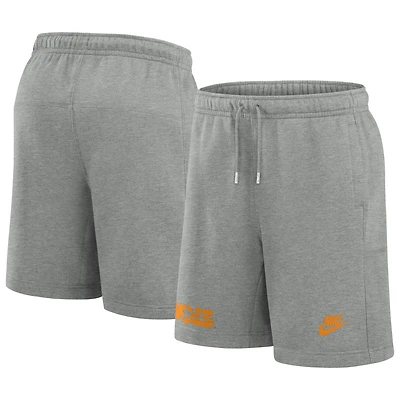 Men's Nike Heather Gray Tennessee Volunteers Legacy Fleece Essential Shorts