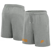 Men's Nike Heather Gray Tennessee Volunteers Legacy Fleece Essential Shorts