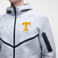 Men's Nike Heather Gray Tennessee Volunteers Tech Fleece Full-Zip Windrunner Hoodie