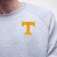 Men's Nike Heather Gray Tennessee Volunteers Tech Fleece Raglan Sweatshirt
