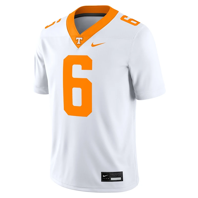 Maillot de football américain Nike Joey Aguilar pour homme, blanc, Tennessee Volunteers, NIL