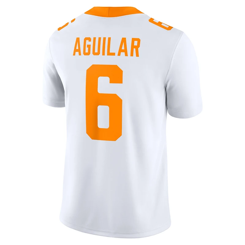 Maillot de football américain Nike Joey Aguilar pour homme, blanc, Tennessee Volunteers, NIL