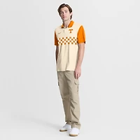 Men's Nike Natural/Tennessee Orange Tennessee Volunteers Vapor Primary Logo Dri-FIT Polo