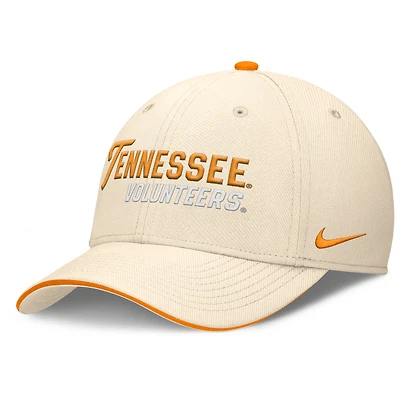Men's Nike Natural Tennessee Volunteers 2026 Primetime Swooshflex Hat