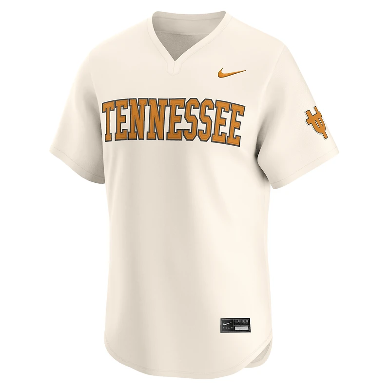 Men's Nike Natural Tennessee Volunteers College Baseball Limited Jersey