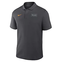 Men's Nike Smokey Gray Tennessee Volunteers Victory Dri-FIT Polo