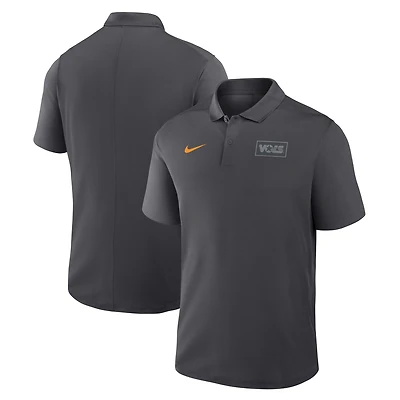 Men's Nike Smokey Gray Tennessee Volunteers Victory Dri-FIT Polo