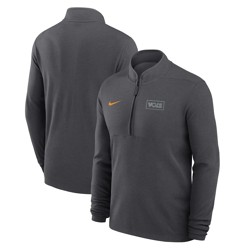 Pull Nike Tennessee Volunteers Victory Dri-FIT demi-zip gris fumé pour homme