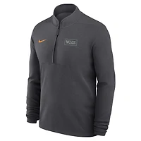 Men's Nike Smokey Grey Tennessee Volunteers Victory Dri-FIT Half-Zip Pullover