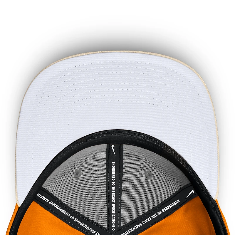 Casquette Nike Tennessee Volunteers Pro Legacy Snapback Orange/Crème pour homme