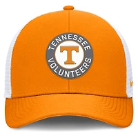 Casquette ajustable Nike Tennessee Orange/Blanc Tennessee Volunteers Rise Primetime Performance Trucker pour homme