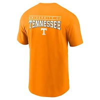 T-shirt Nike Tennessee Orange Volunteers 2-Hit pour homme