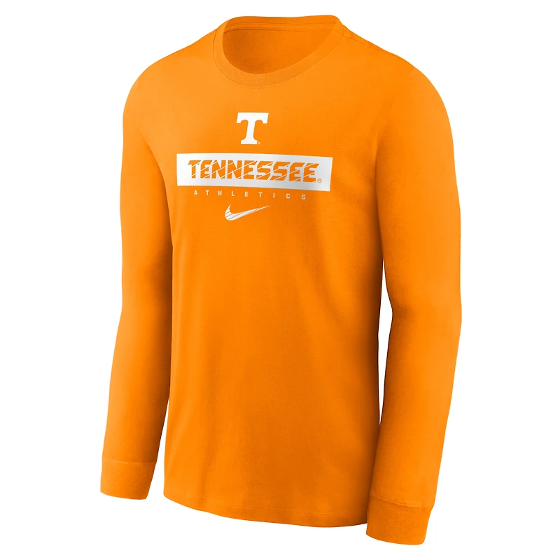 T-shirt Nike Tennessee Orange Volunteers 2024 Sideline Legend Dri-FIT à manches longues pour homme