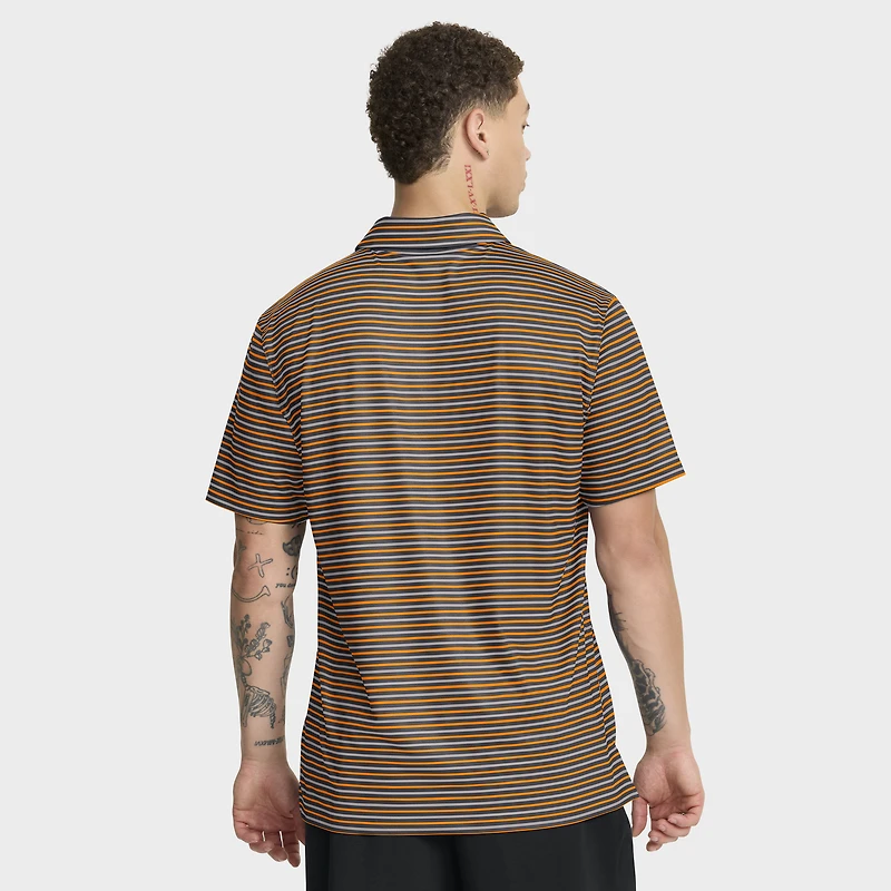 Men's Nike Tennessee Orange Volunteers 2025 Coaches Premium Tour Stripe Dri-FIT Polo