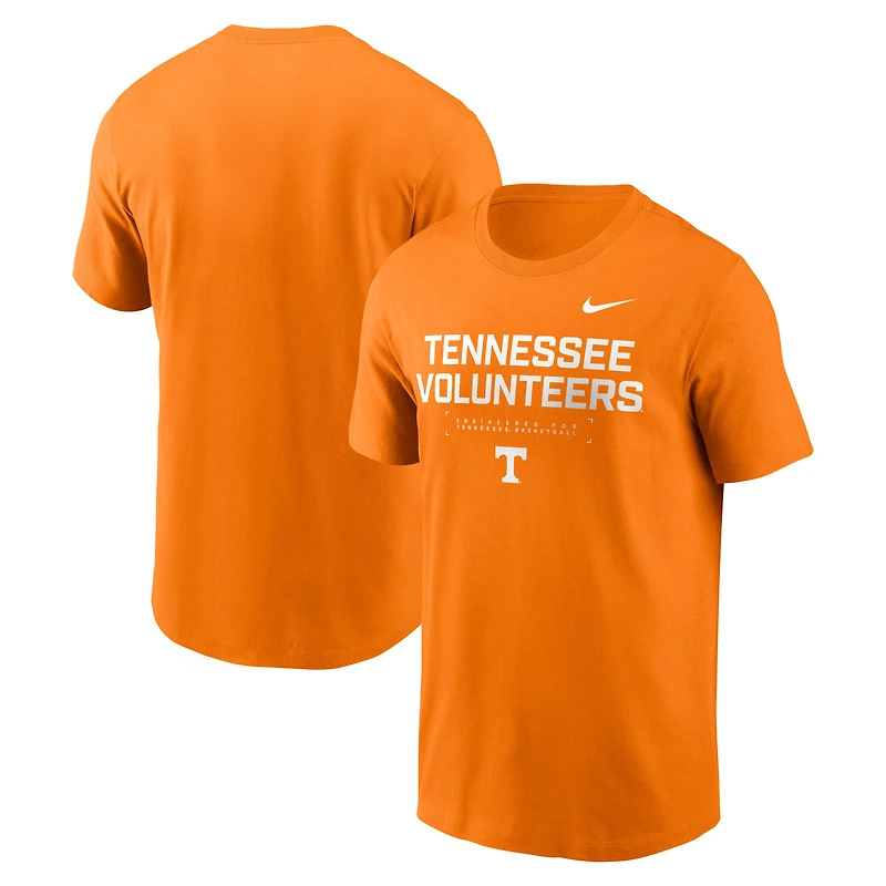 Men's Nike Tennessee Orange Volunteers 2025 Courtside Basketball Performance T-Shirt