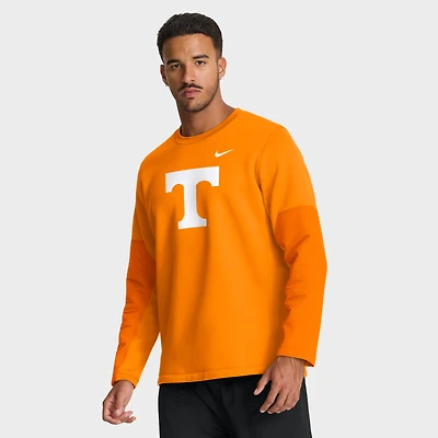 T-shirt Nike Tennessee Orange Volunteers 2025 Sideline Coach Therma-FIT à manches longues pour homme