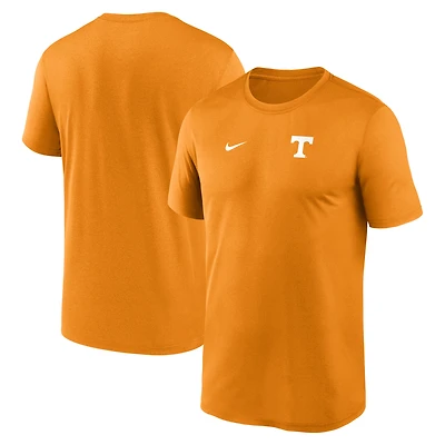 Men's Nike Tennessee Orange Volunteers 2025 Sideline Small Logo Legend Performance T-Shirt