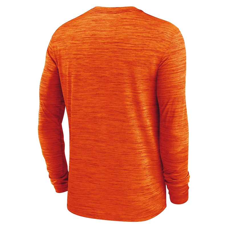 Men's Nike Tennessee Orange Volunteers 2025 Sideline Velocity Dri-FIT Long Sleeve T-Shirt