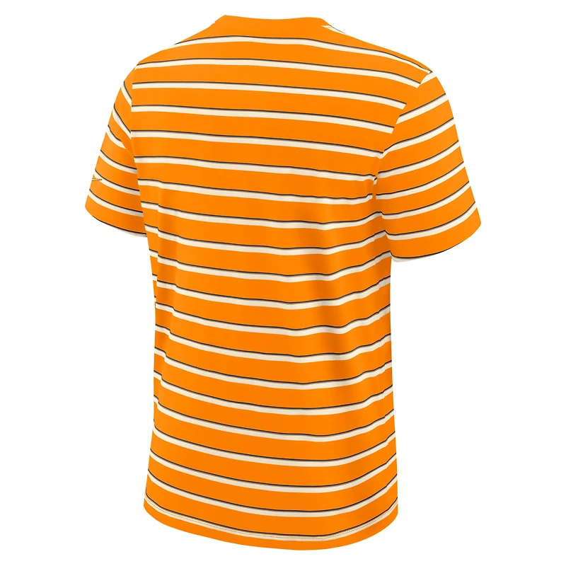 T-shirt Nike Tennessee Orange Volunteers Athletic Prep Legacy Summit Stripe pour homme