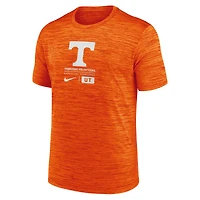 T-shirt Nike Tennessee Orange Volunteers Campus Center Block Velocity Performance pour homme