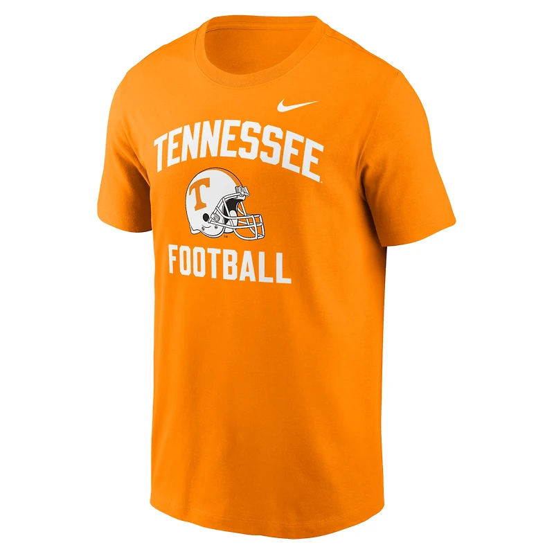T-shirt avec casque de football Nike Tennessee Volunteers Campus pour homme, orange
