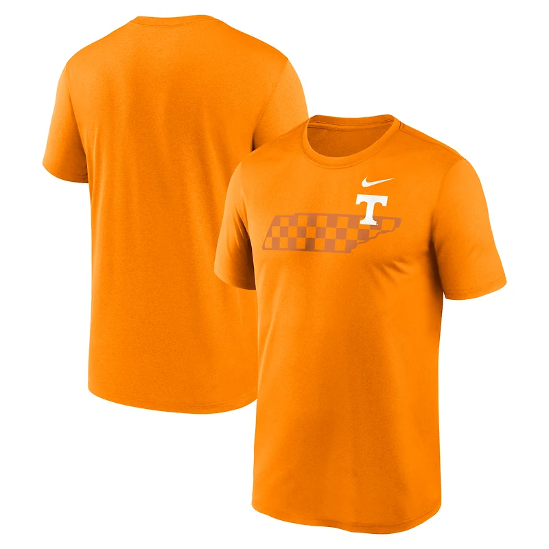 Men's Nike Tennessee Orange Volunteers Campus Shadow Legend Performance T-Shirt