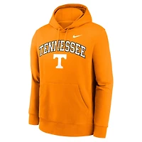 Men's Nike Tennessee Orange Volunteers Club Fleece Arch Pullover Hoodie