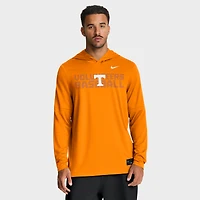 T-shirt à capuche manches longues Nike Tennessee Volunteers Dugout Dri-FIT pour homme, orange, Tennessee.